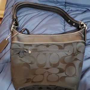 Coach F13358 Signature Bucket bag black si…